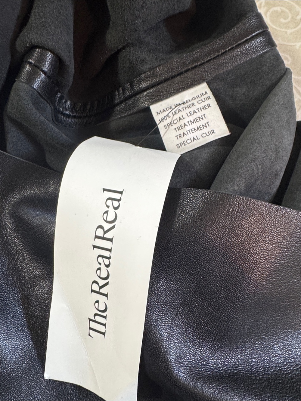 Veronique Branquinho 100% Leather Asymmetrical Wrap Skirt — Size 38 - Picture 8 of 13